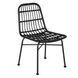 Комплект садових меблів MEBEL ELITE стіл FARGO + 4 стільці WALDI Чорний