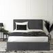 Ліжко двоспальне оксамитове MEBEL ELITE MELIA Velvet 160x200 Сірий