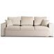 Диван 3-х місний оксамитовий MEBEL ELITE NICOLO Velvet 238 см Бежевий фотографія