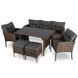 Комплект садовой мебели MEBEL ELITE ATLANTA Коричневый