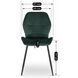 Стул бархатный MEBEL ELITE IRYS Velvet Зеленый