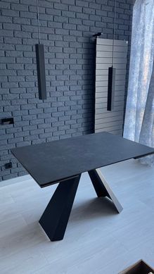 Стол Раскладной SALVADORE CERAMIC 160(240)X90 Signal Серый Мрамор фотография