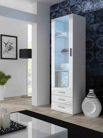 Вітрина SOHO S-1 Cama 192 Білий Мат / Білий Глянець фотографія