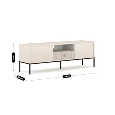ТВ Тумба MEBEL ELITE MARCOS 154 Кашемір фотографія