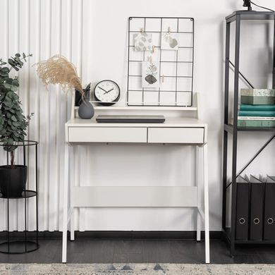 Письменный стол MEBEL ELITE PERI 77 см Белый фотография