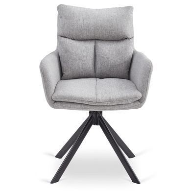 Крісло поворотне MEBEL ELITE PAUL Сірий фотографія