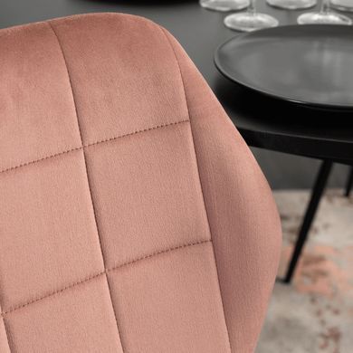 Стул бархатный MEBEL ELITE IRYS Velvet Розовый фотография