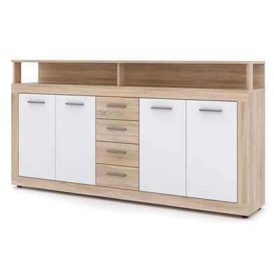 Комод MEBEL ELITE BLAGO 190 дуб сонома/білий фотографія