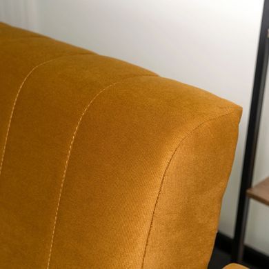 Диван раскладной MEBEL ELITE PORTO 198 см Горчица фотография