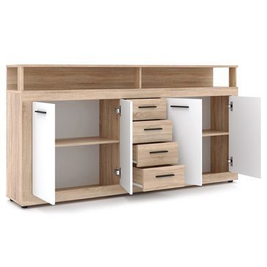 Комод MEBEL ELITE BLAGO 190 дуб сонома/білий фотографія