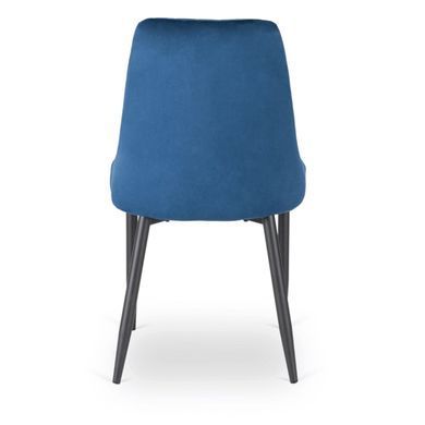 Стул бархатный MEBEL ELITE BARI Velvet Синий фотография