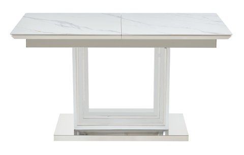 Стол Обеденный DAOSUN DT 816 140(190)х90 Керамика Белый фотография