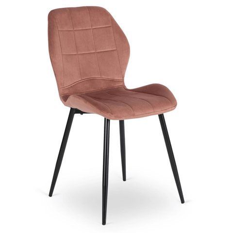 Стілець оксамитовий MEBEL ELITE IRYS Velvet Рожевий фотографія