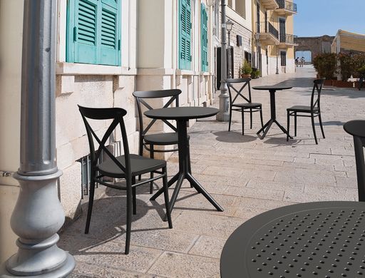Стіл круглий Siesta Onto Sky Folding Table 60 Black фотографія