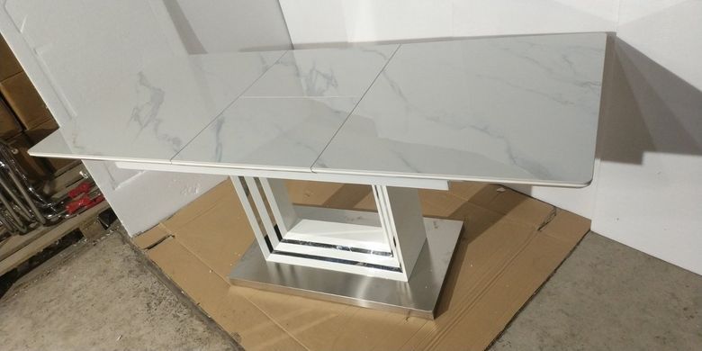 Стол Обеденный DAOSUN DT 816 140(190)х90 Керамика Белый фотография