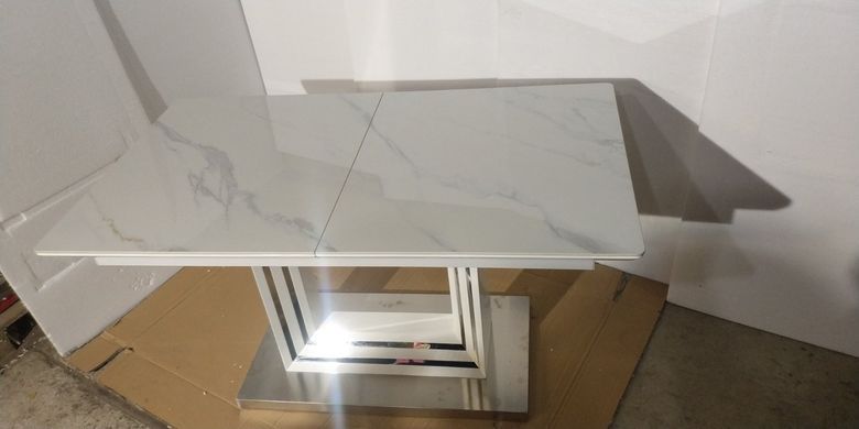 Стол Обеденный DAOSUN DT 816 140(190)х90 Керамика Белый фотография
