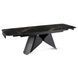 Стол раскладной MEBEL ELITE VERONA 160(240)х90 см Черный мрамор/черный