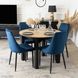 Стул бархатный MEBEL ELITE BARI Velvet Синий