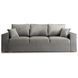 Диван 3-х місний оксамитовий MEBEL ELITE NICOLO Velvet 238 см Сірий