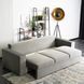 Диван 3-х місний оксамитовий MEBEL ELITE NICOLO Velvet 238 см Сірий