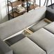 Диван 3-х місний оксамитовий MEBEL ELITE NICOLO Velvet 238 см Сірий