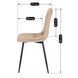 Стул бархатный MEBEL ELITE ROBIN Velvet, Бежевый