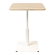 Стол Ibiza Soft light Lovko 60x60 Белый металл/дуб фотография