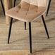 Стул бархатный MEBEL ELITE ROBIN Velvet, Бежевый