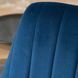 Стул бархатный MEBEL ELITE BARI Velvet Синий