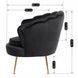 Кресло мягкое бархатное MEBEL ELITE ANGEL Velvet Черный