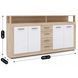 Комод MEBEL ELITE BLAGO 190 дуб сонома/білий