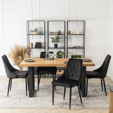 Стіл розкладний MEBEL ELITE EDWIN 160(260)х90 см Дуб Золотий фотографія