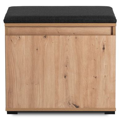 Тумба для обуви MEBEL ELITEM VENORA 60 Дуб Артизан/графит фотография