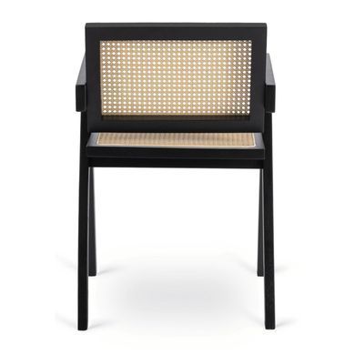 Стілець MEBEL ELITE MADERA Беж/чорний фотография