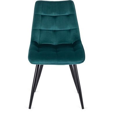 Стілець оксамитовий MEBEL ELITE RIO Velvet, Бірюзовий фотографія