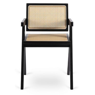 Стілець MEBEL ELITE MADERA Беж/чорний фотография