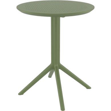 Стіл круглий Siesta Onto Sky Folding Table 60 Olive Green фотографія