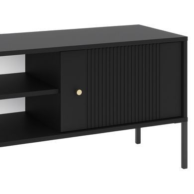 ТВ Тумба MEBEL ELITE SOFT 154 Черный фотография