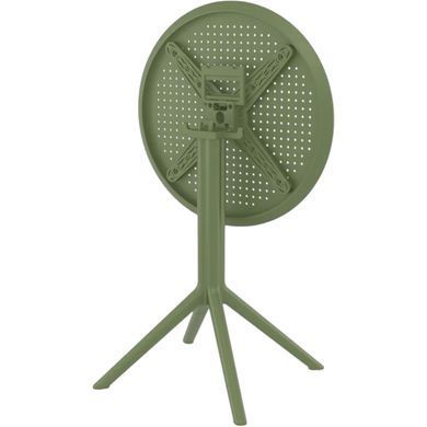 Стіл круглий Siesta Onto Sky Folding Table 60 Olive Green фотографія