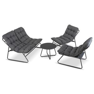 Комплект садових меблів MEBEL ELITE MEGARA Сірий