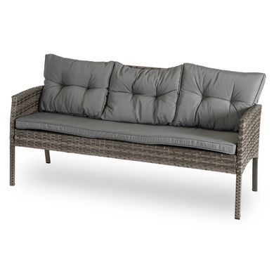 Комплект садових меблів MEBEL ELITE ATLANTA Сірий