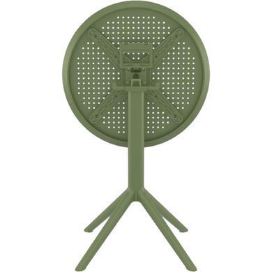 Стіл круглий Siesta Onto Sky Folding Table 60 Olive Green фотографія