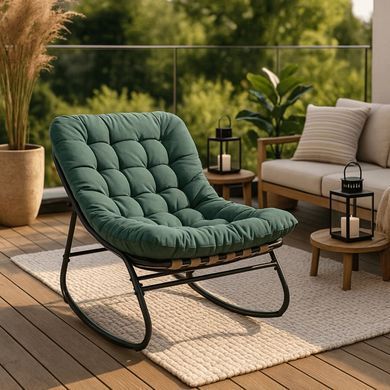 Кресло-качели MEBEL ELITE AURORA Зеленый фотография
