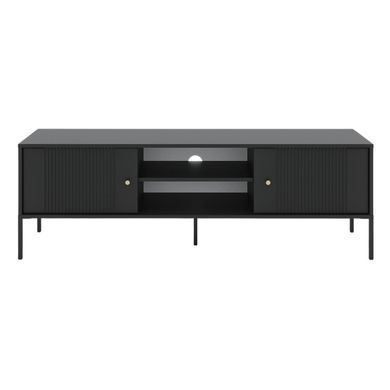 ТВ Тумба MEBEL ELITE SOFT 154 Черный фотография