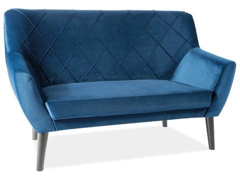 Софа KIER 2 Velvet Signal Синий ** фотография