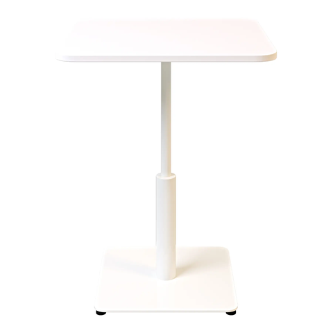 Стол Ibiza Soft light Lovko 60x60 Белый металл/белый фотография