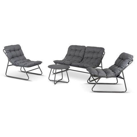 Комплект садових меблів MEBEL ELITE MEGARA Сірий