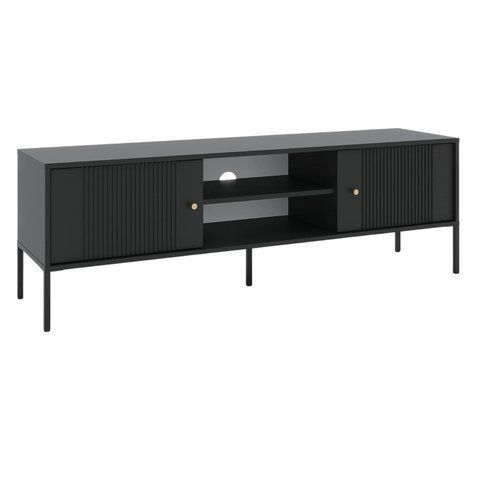 ТВ Тумба MEBEL ELITE SOFT 154 Чорний фотографія