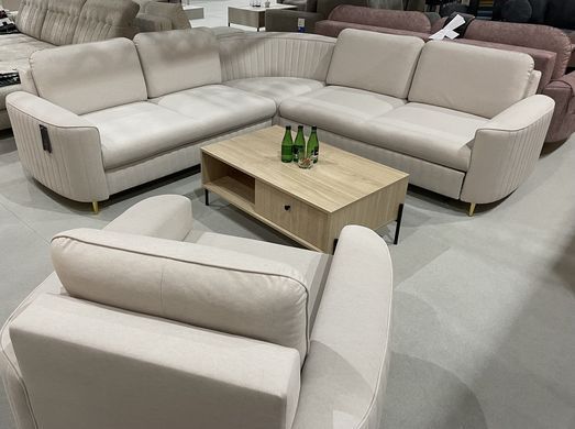 Диван кутовий розкладний LAREN на ніжках з функцією сну з шухлядою Perfect Home Польща фотографія