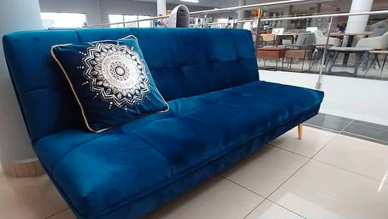 Диван MORITZ Velvet Signal Синий ** фотография